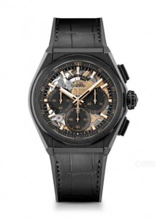 Replica Zenith Watch Defy El Primero 21 Black Ceramic 49.9011.9004/18.R582